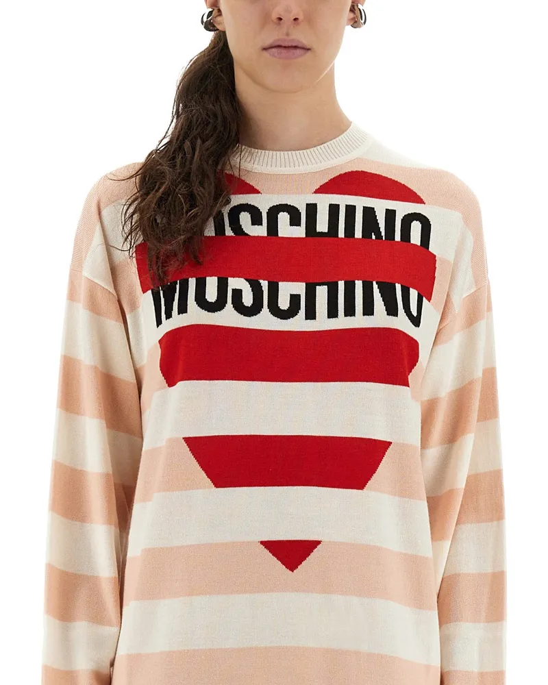 Moschino Virgin Wool Dress — Pink Pink