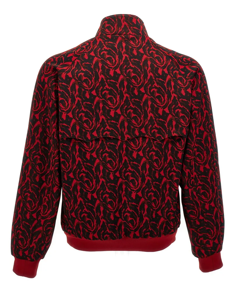 Baracuta Jacquard Needles Jacket — Red Red