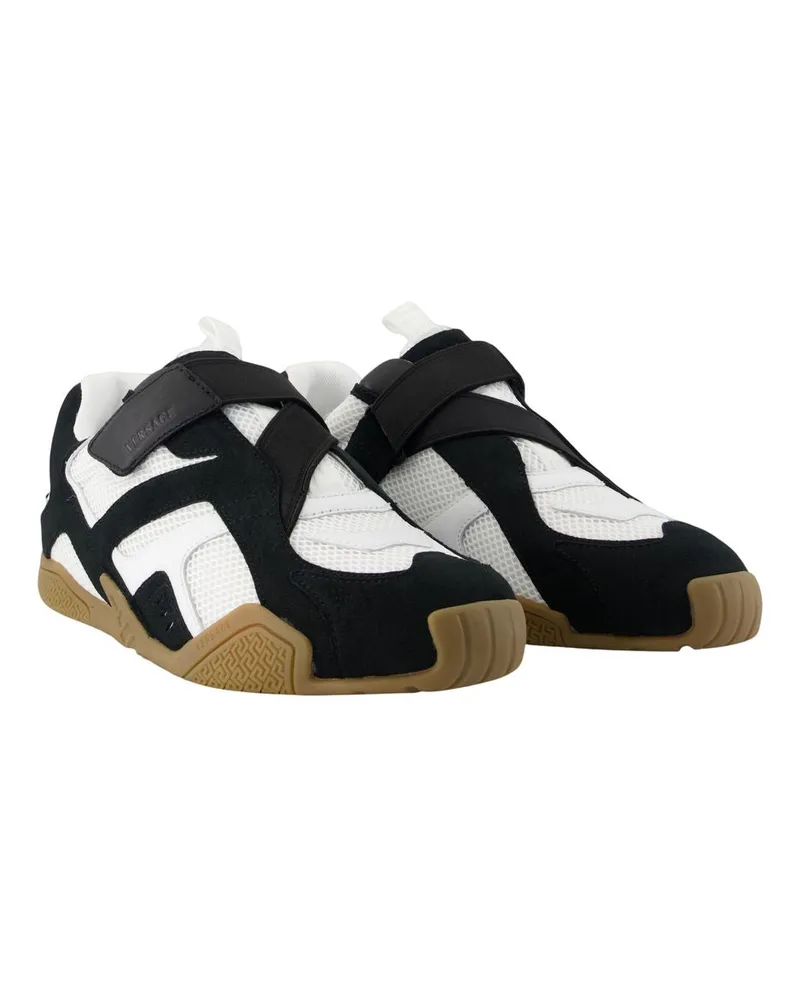 Versace Men's Low Top Sneakers -  Leather Multicolor Calfskin Shoes Multicolor