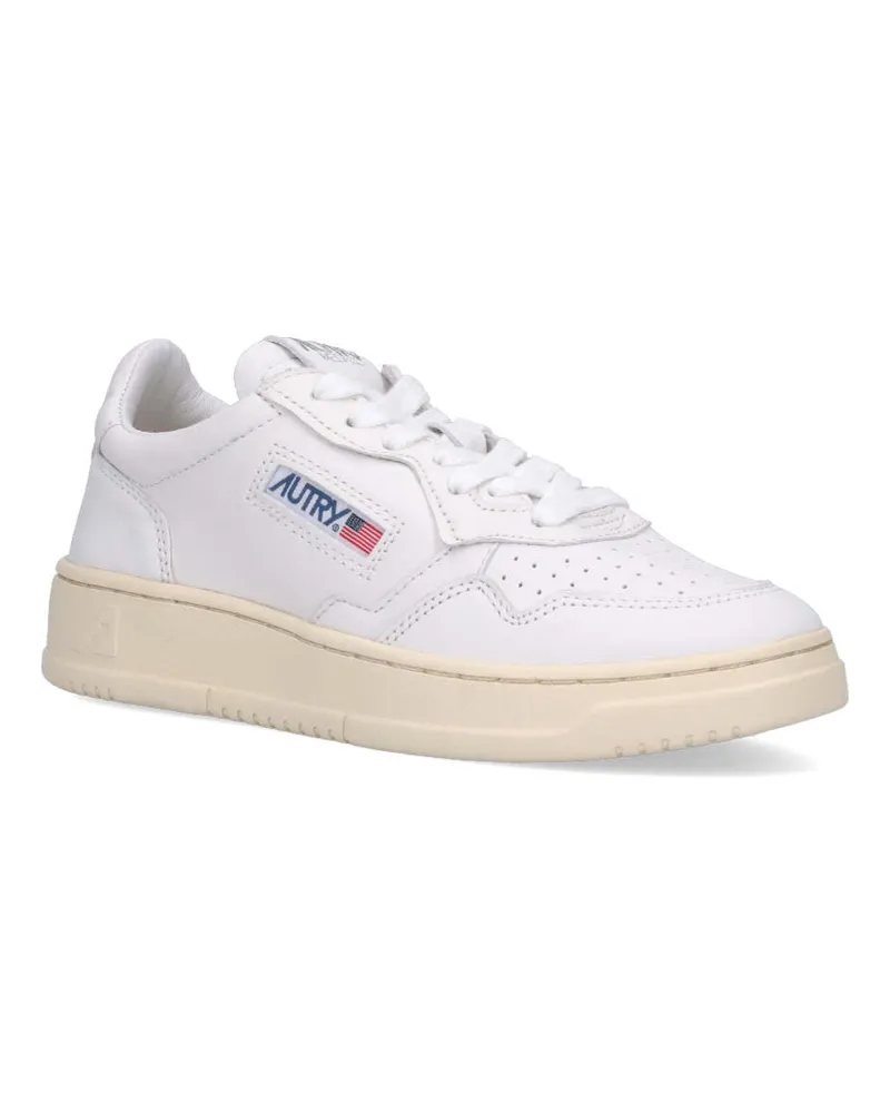 AUTRY Women's Sneakers White Upper: Goat Leather White