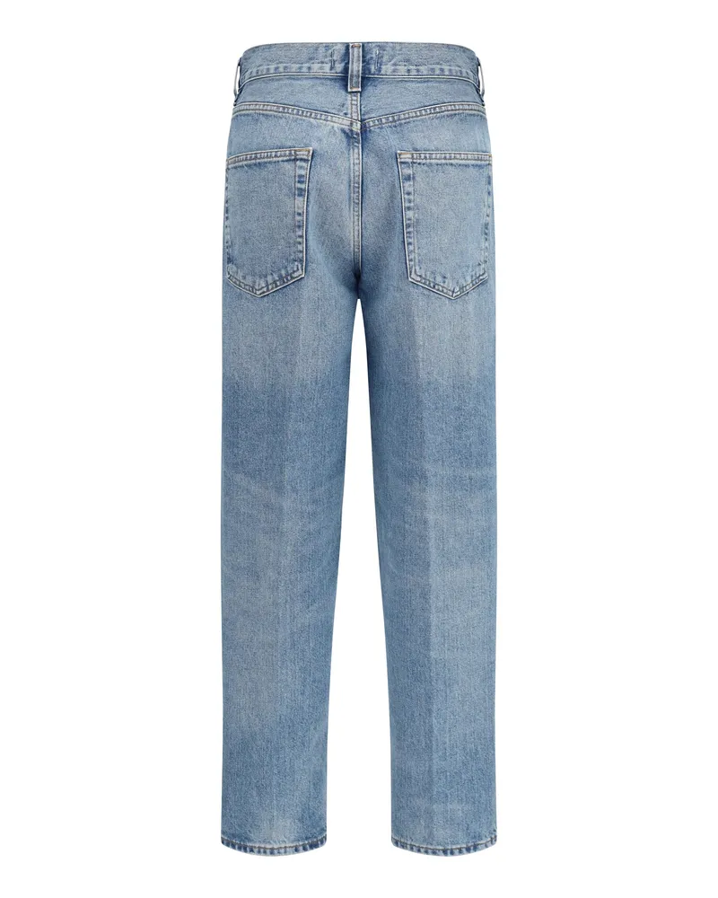 AGOLDE Women's 80s High-Rise Jeans Oritl Cotton Blue