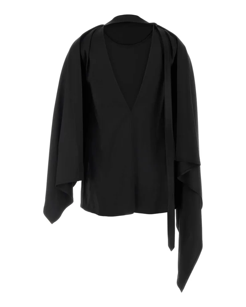 Bottega Veneta Black Exterior: Silk Maglie Sweater Black
