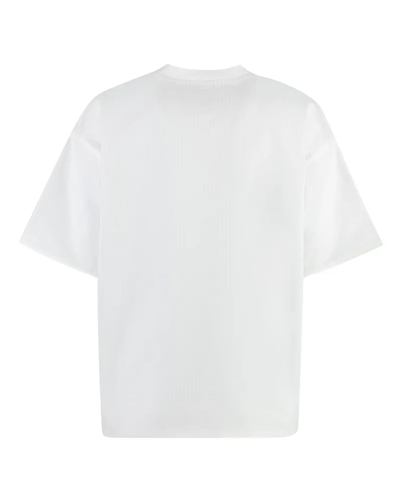 Bottega Veneta Women Cotton Crew-Neck T-Shirt White T-Shirts & Jerseys White