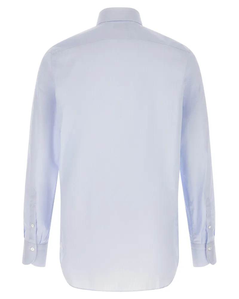 Finamore 1925 Napoli Shirt — Blue Blue