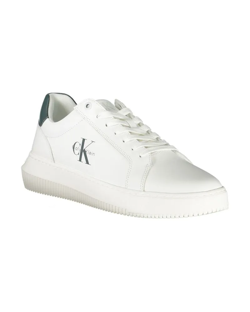 Calvin Klein Polyurethane Low-Top Sneaker — White White