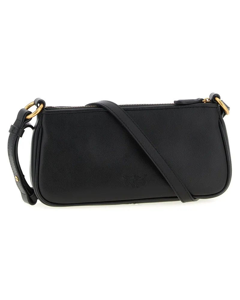 Pinko Half Moon Crossbody Bag — Black Black