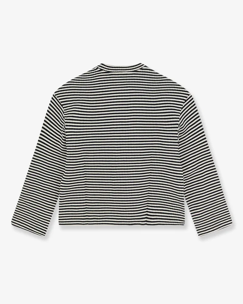 Closed Women's Sweater Striped Cotton Black Black
