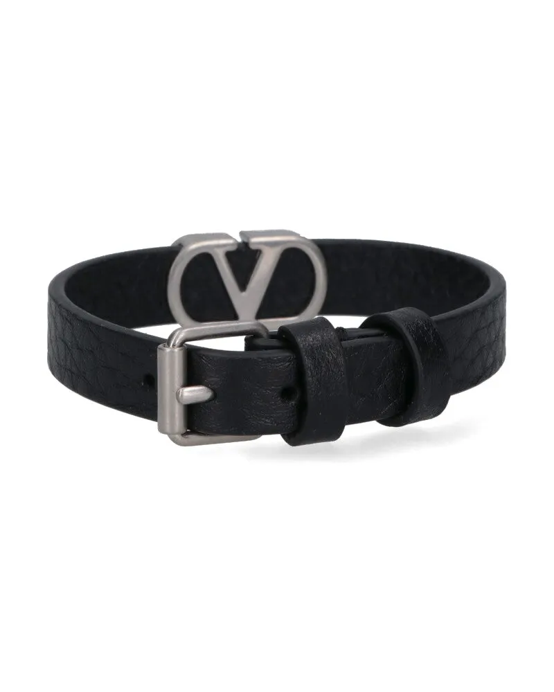 Valentino Garavani Men's Bijoux Black Calfskin Black