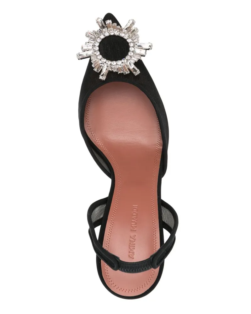 Amina Muaddi Begum Slingback Pump — Black Black