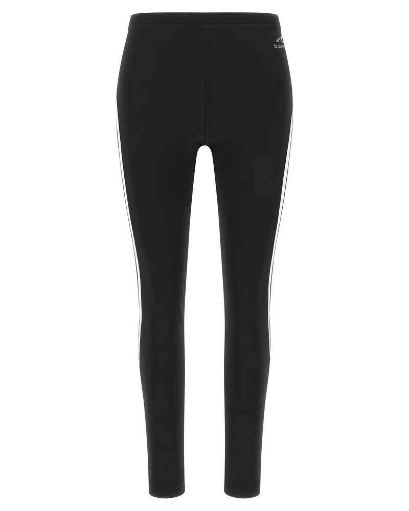 Balenciaga Reflective Technical Leggings — Black Black