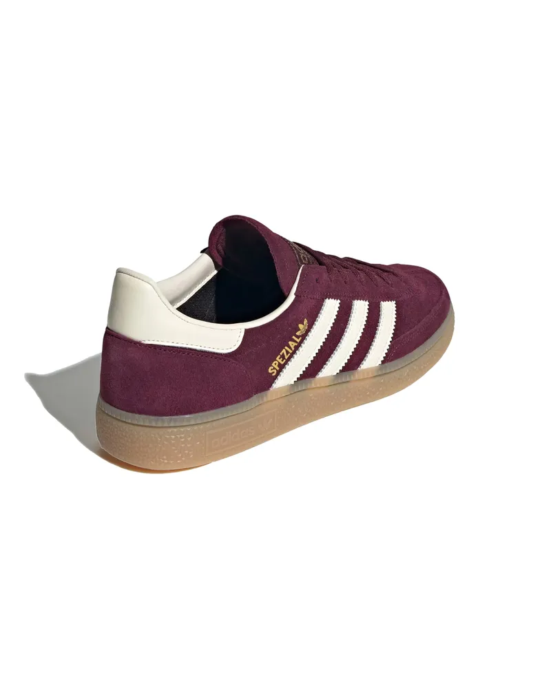 adidas Unisex Sneakers Handball Spezial Maroon-Crew White-Gold Metallic Trainers Maroon/crew White/gold Maroon