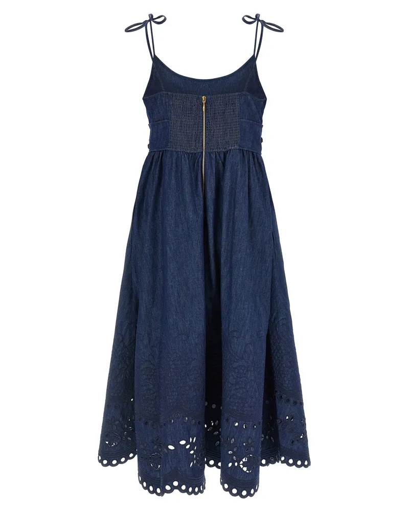 Zimmermann Mahon Dress — Navy Navy