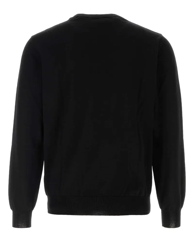 Valentino Garavani Men's Black Wool Sweater Nero Virgin Maglie Black