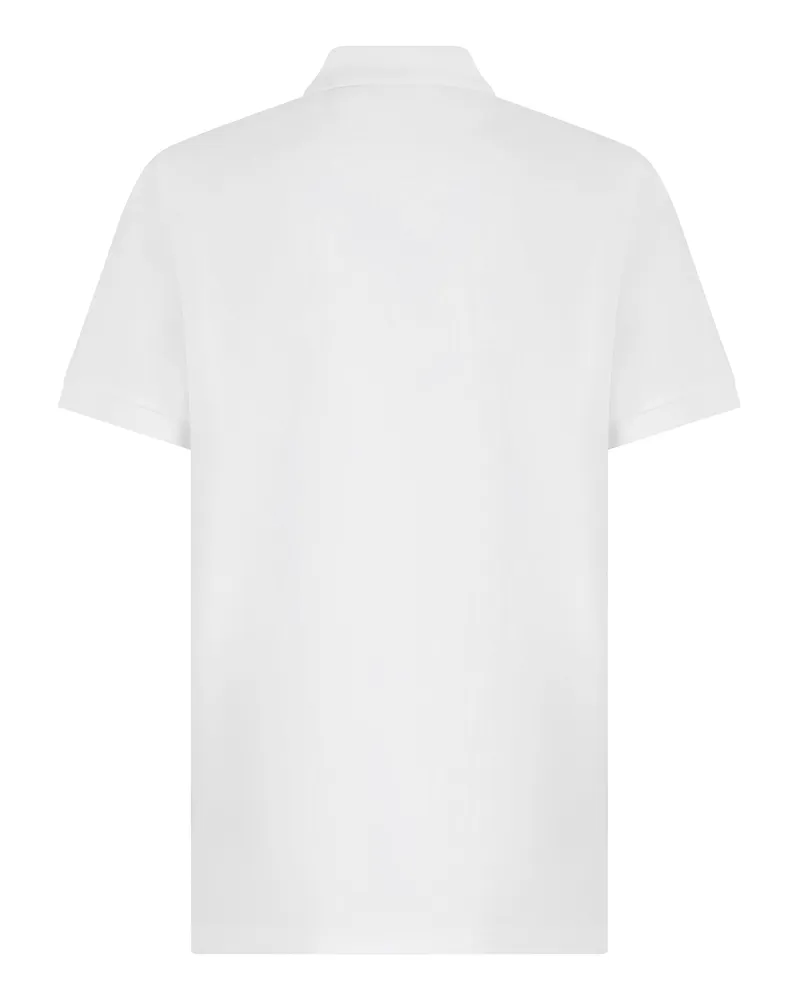 HUGO BOSS Men's Short-Sleeve Polo Shirt White Cotton T-shirts And Polos 