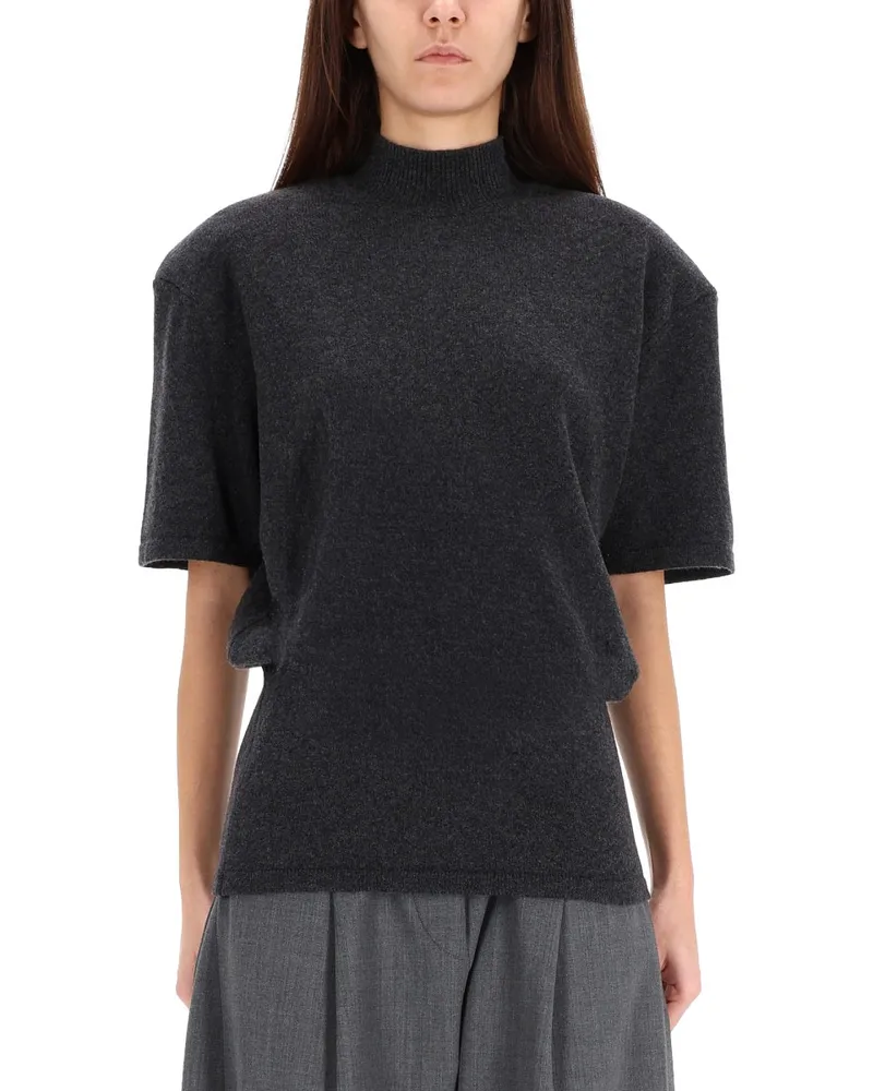 Jacquemus Wool Cashmere Blend Sweater — Gray Gray