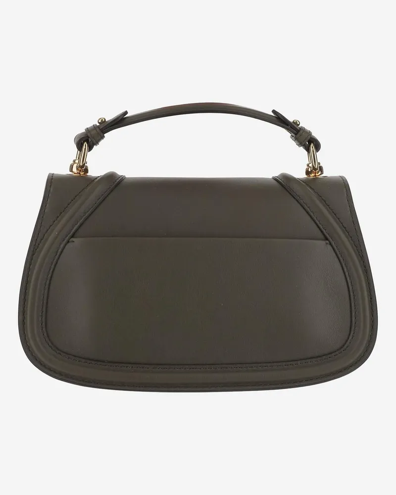 Gucci Women's Small Blondie Bag Military Green Calf Skin Shoulder Green