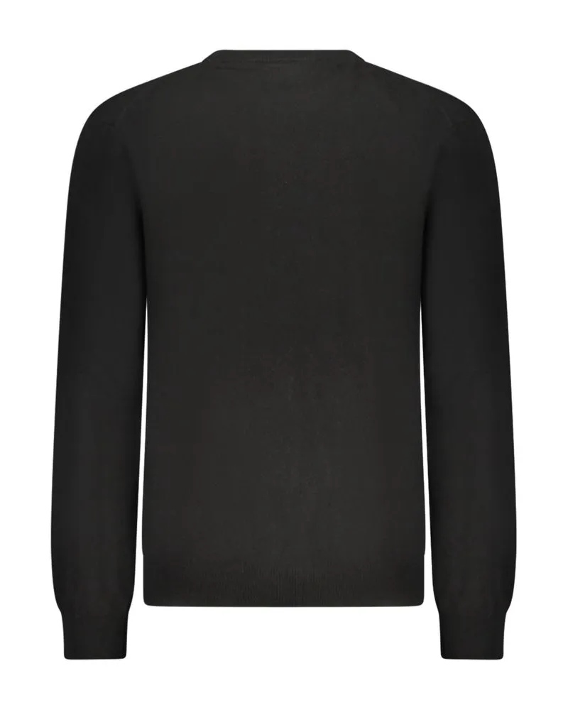 Timberland Crew-Neck Wool Sweater — Black Black
