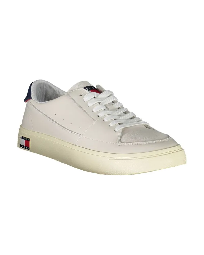 Tommy Hilfiger Leather Low-Top Sneaker — White White