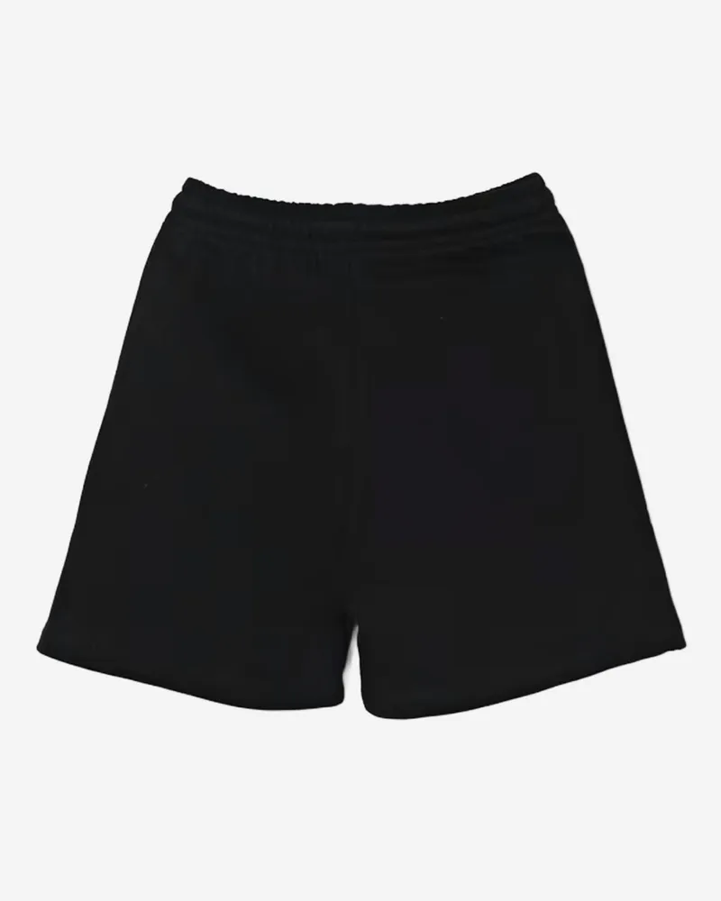 MSGM Kids' Cotton Logo Shorts Black Black