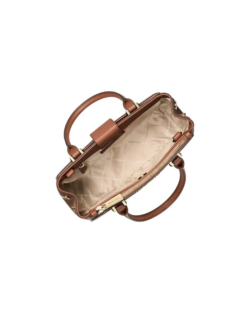 Michael Kors Leather Satchel — Brown Brown