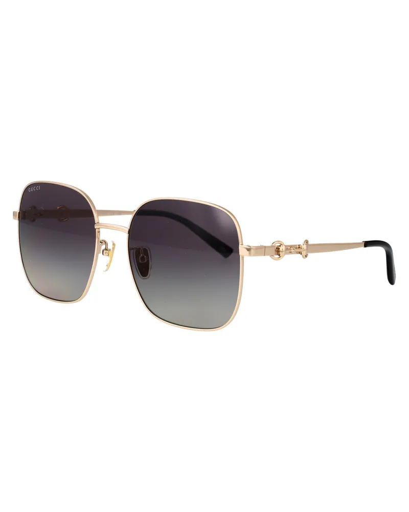 Gucci Women's Sunglasses Gold Metal Gold