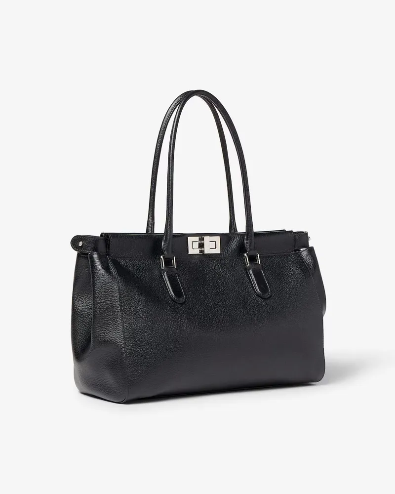 Fendi H26 Top Handle Bag — Black Black