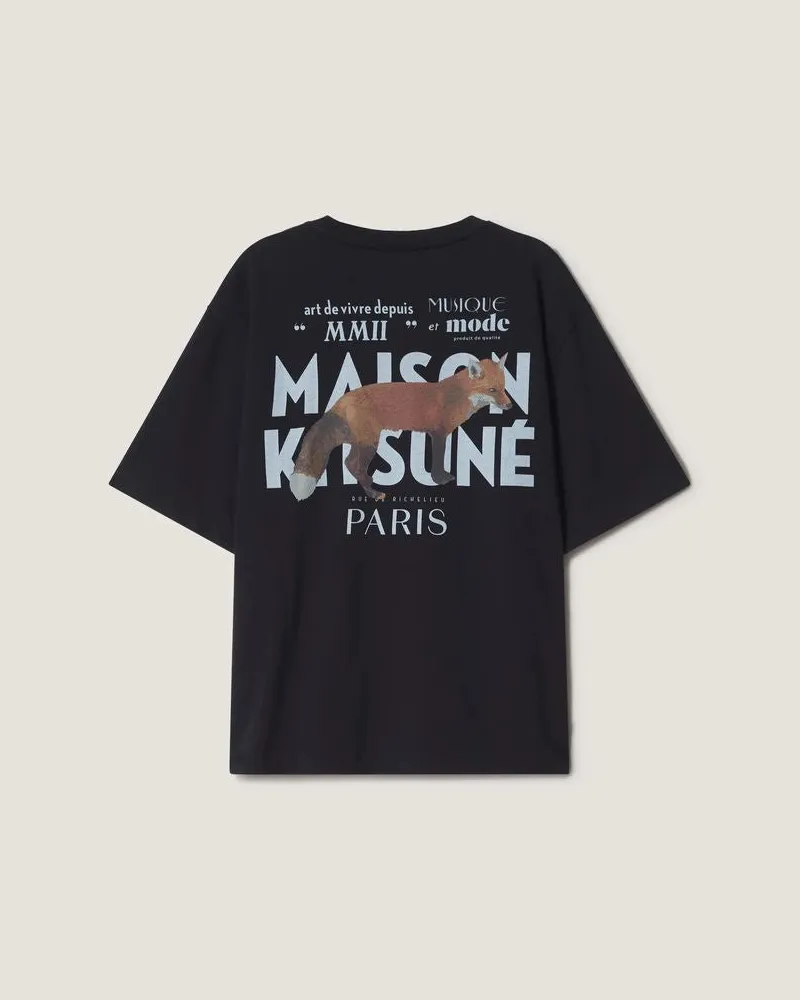 Kitsuné Paris T-Shirt — Black Black