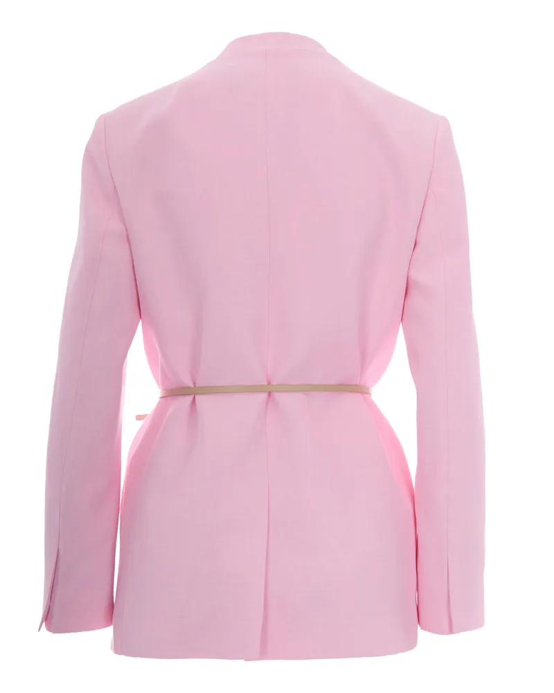 Fabiana Filippi Women's Oversize Jacket Petal Pink Shell: Viscose Pink