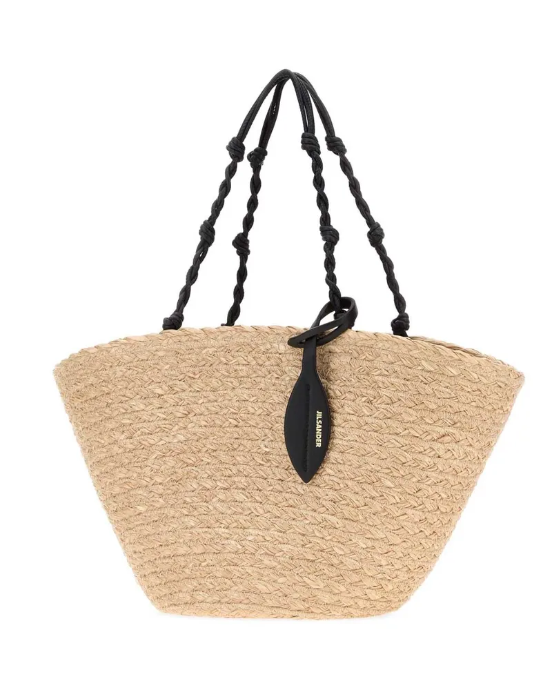 Jil Sander Tangle Bucket Bag — Beige Beige