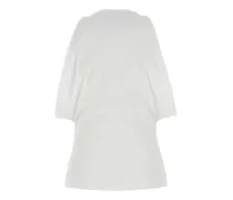 Women's Stretch Cotton Tunic White Elastane Tunics