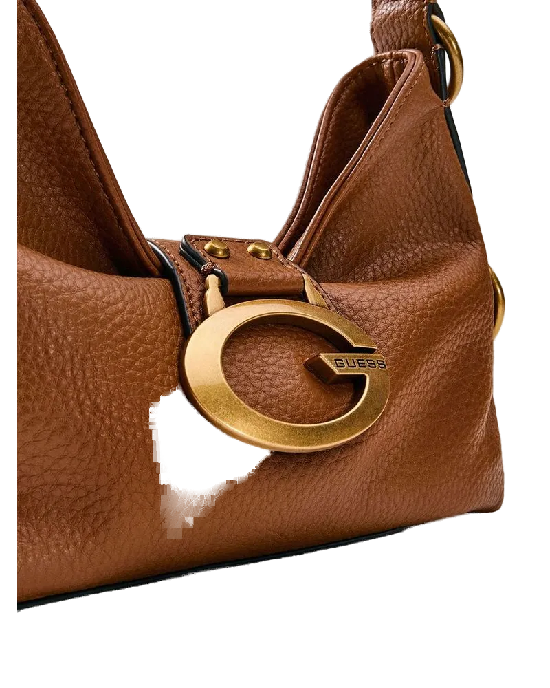 Guess Women's Shoulder Bag Cognac Polyurethane - Shoulder-Bags Brown