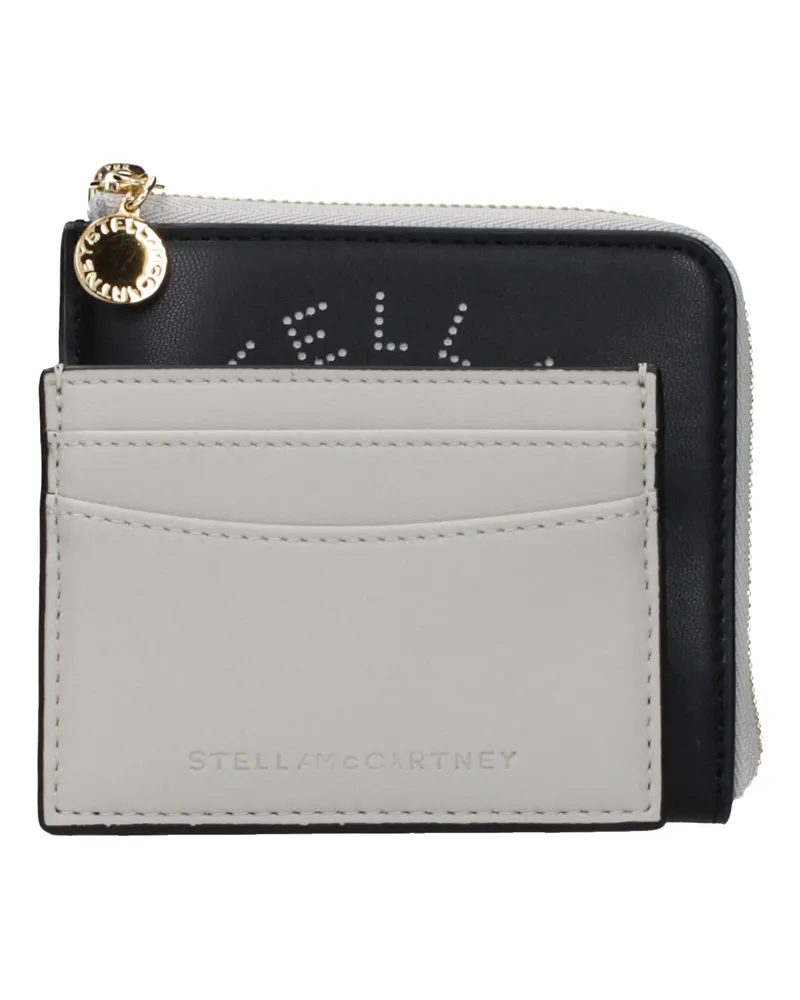 Stella McCartney Women's Black Leather Wallet Black
