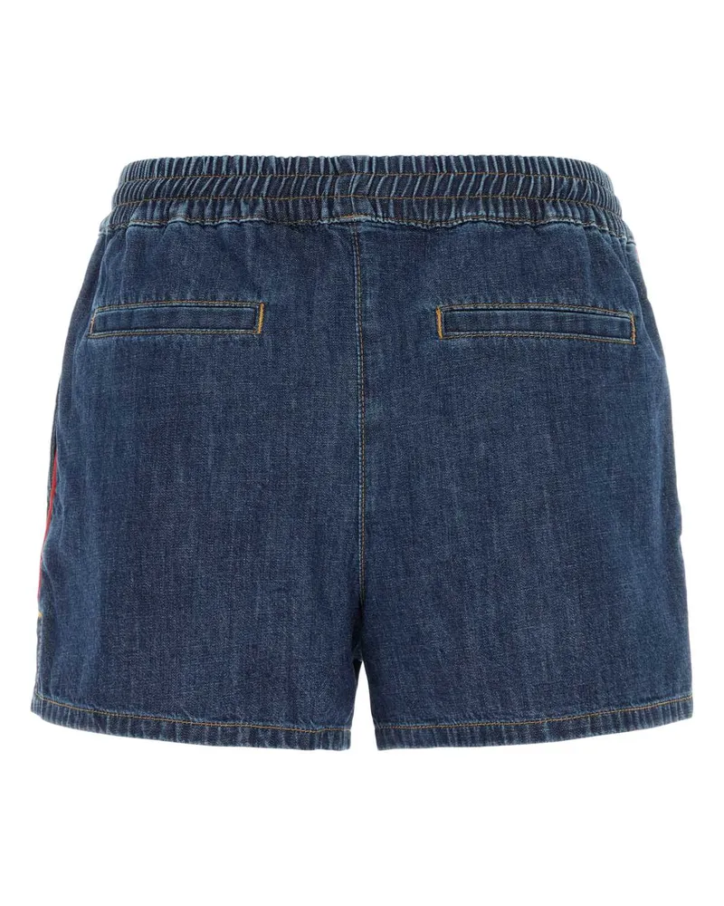 Valentino Garavani Women's Denim Shorts Blue Cotton Blue