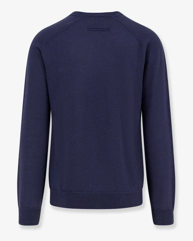 Ermenegildo Zegna Men's Cashmere Sweater Blue Blue