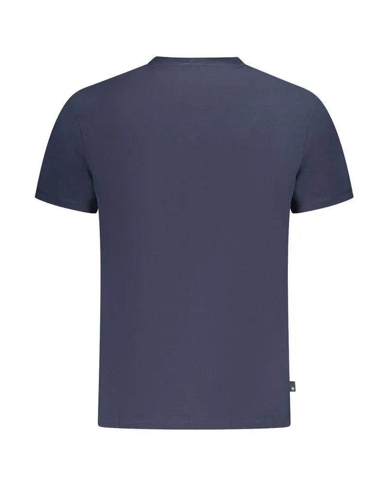 Timberland Logo-Print Cotton T-Shirt — Navy Navy