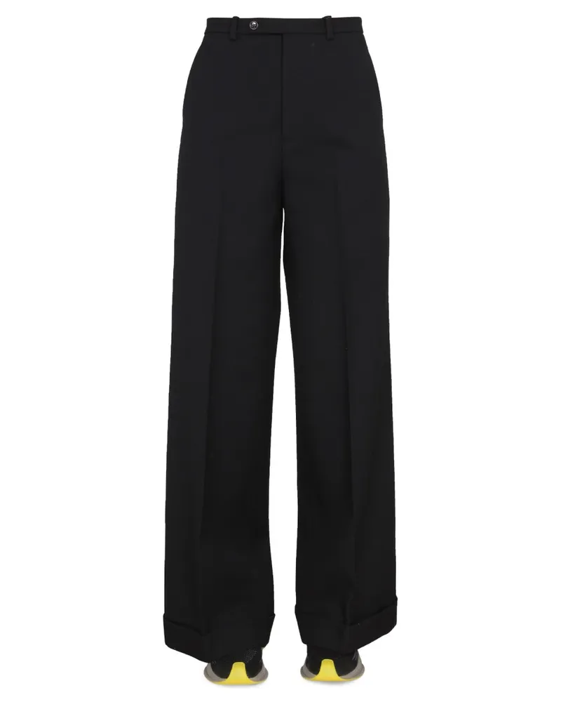 Gucci Wool Trousers — Black Black