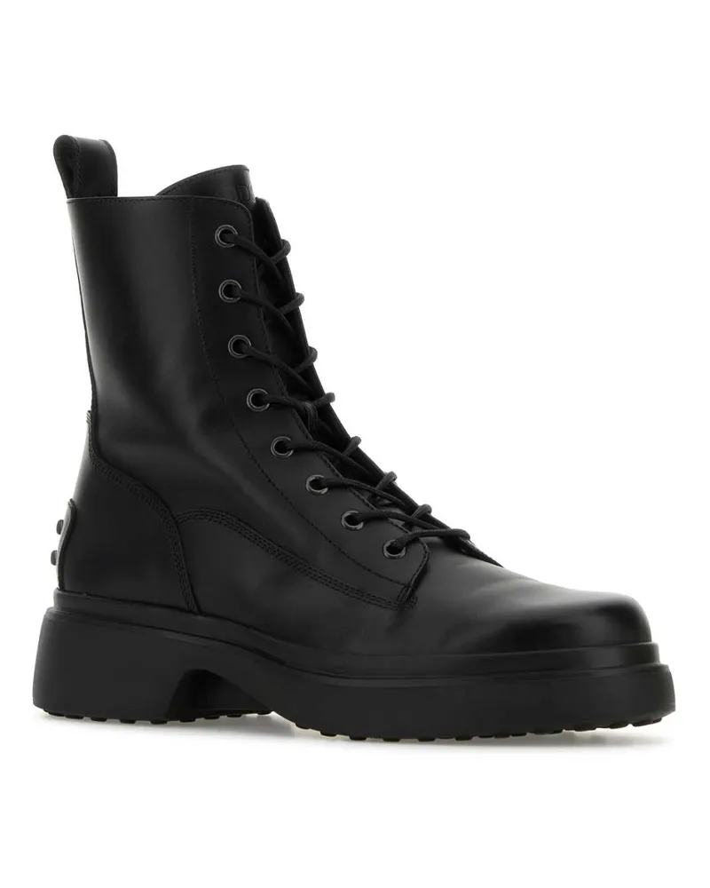 TOD'S Women's Tronchetto Boot Black Calfskinfgl Black