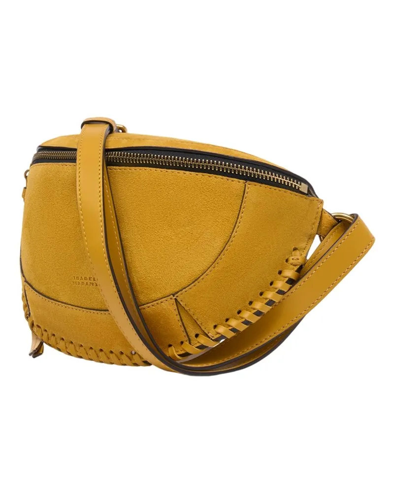 Isabel Marant Women's Skano Shoulder Bag Yellow Calfskin Yellow