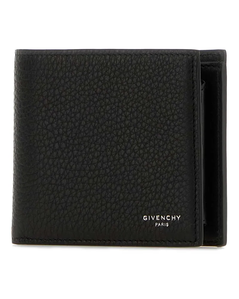 Givenchy Men's Black Leather Wallet Exterior: Portafogli Black