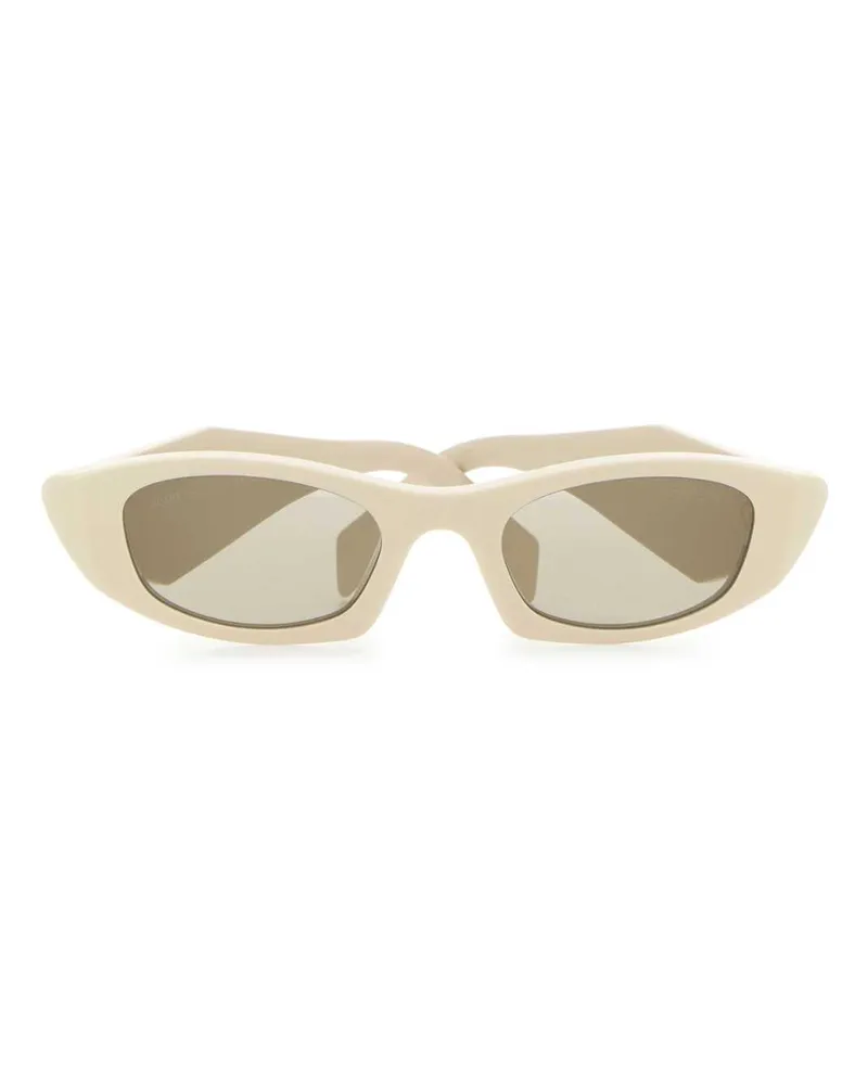Prada Women's Chalk Acetate Sunglasses Lenses Argilla Exterior: Occhiali Da Sole Beige