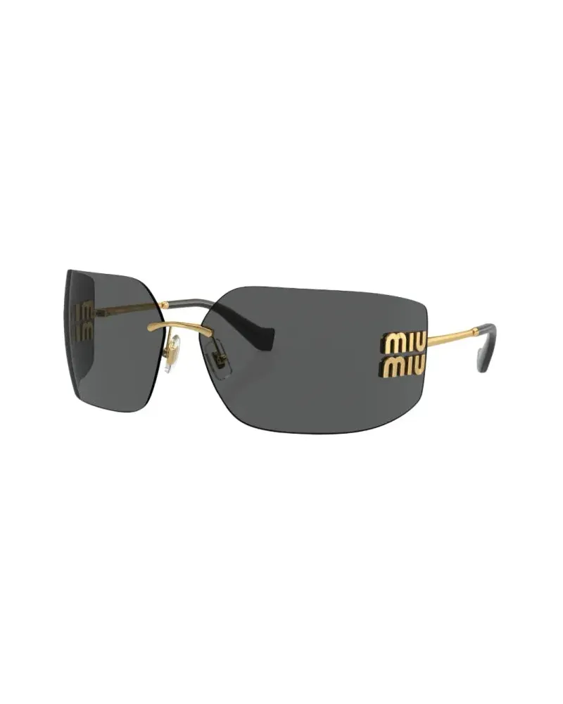 Miu Miu SMU54Y5AK5S0 Sunglasses — Gold Gold