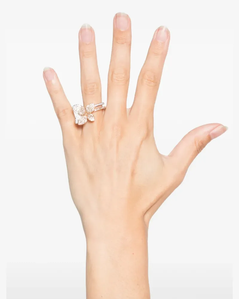 Pasquale Bruni Women's 18k Rose And White Gold Petit Garden Libellule Diamond Ring Aw25 W Rose