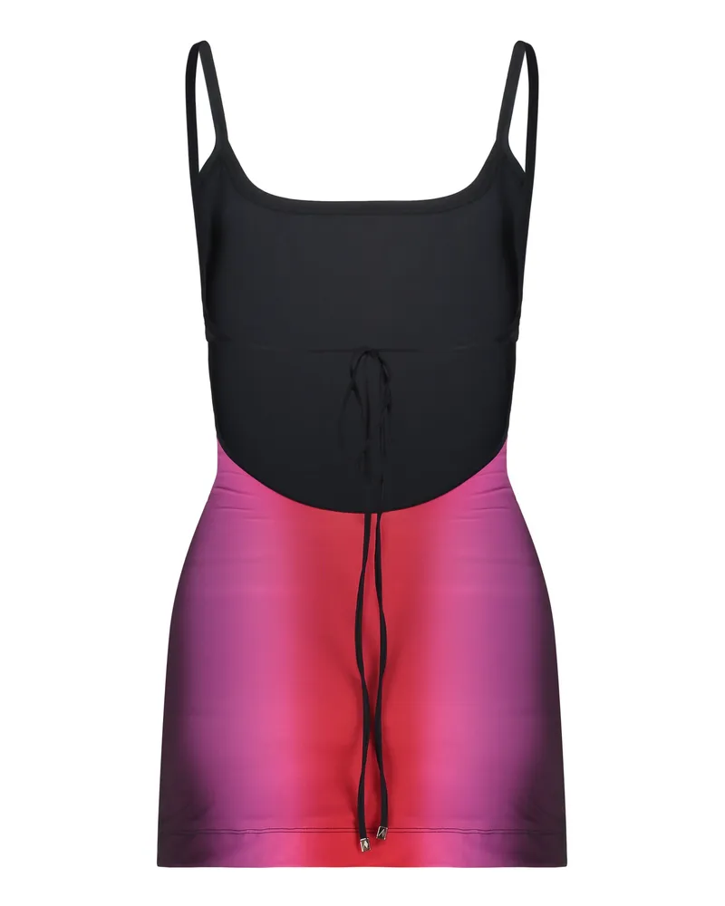 ATTICO Women's Pink Faded-Dye Cover-Up Dress Polyester; Polyamide Beach Pink
