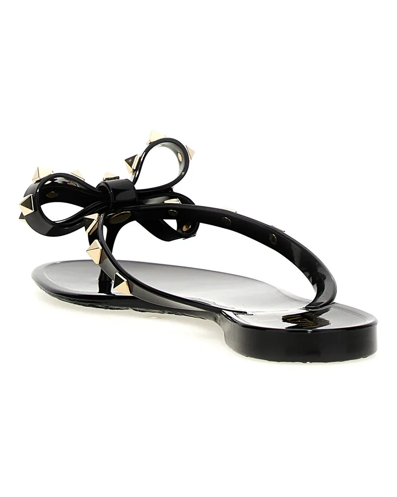 Valentino Garavani Women's Black Pvc Slides Shoe Black