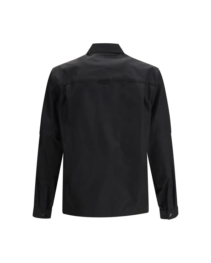 Prada Men Black Recycled Polyamide Jacket Clothing Black