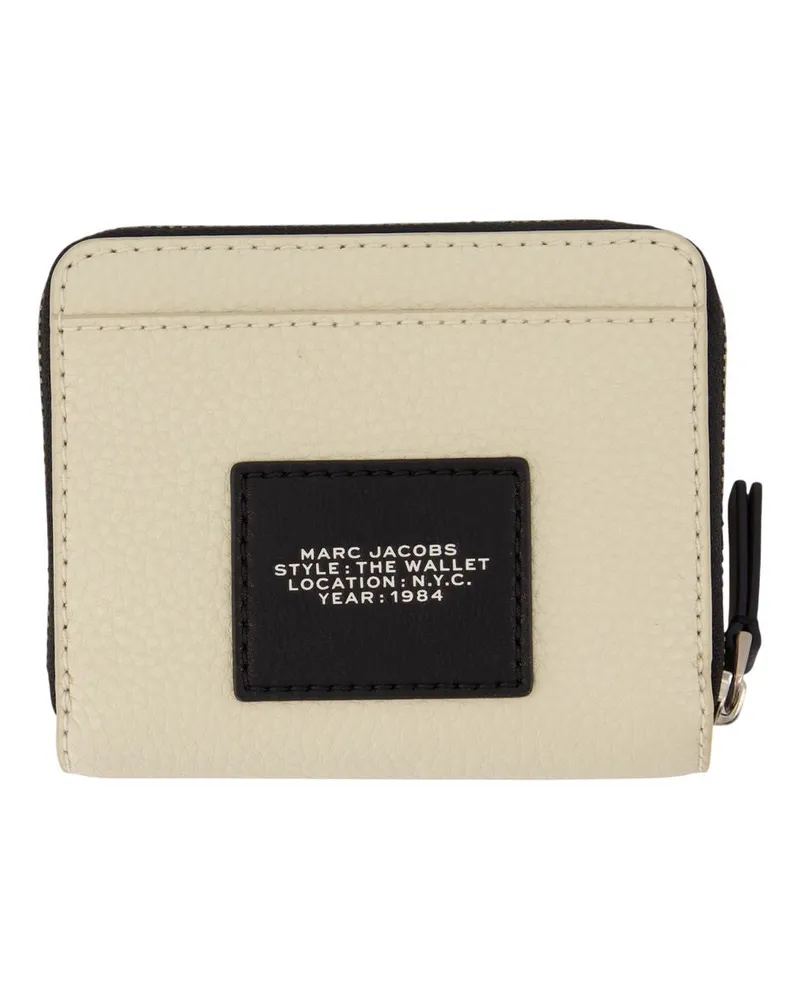 Marc Jacobs Women's The Mini Compact Wallet -  Leather Ivory Cowhide Accessories Ivory