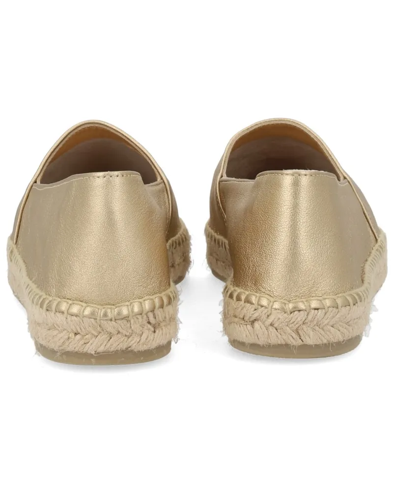Castañer Kenda Espadrille Flat — Gold 