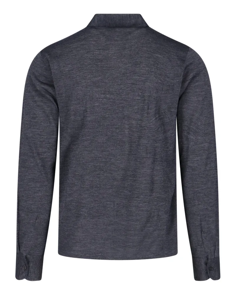 Zanone Men's Sweaters Grey Virgin Wool Gray