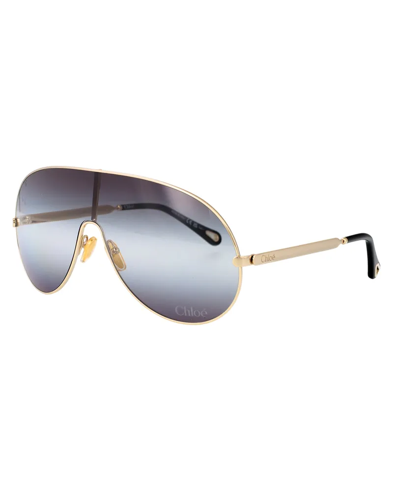 Chloé Women's Sunglasses Gold-Grey Metal Gold-Gold-Grey Gold/gold/grey Gold
