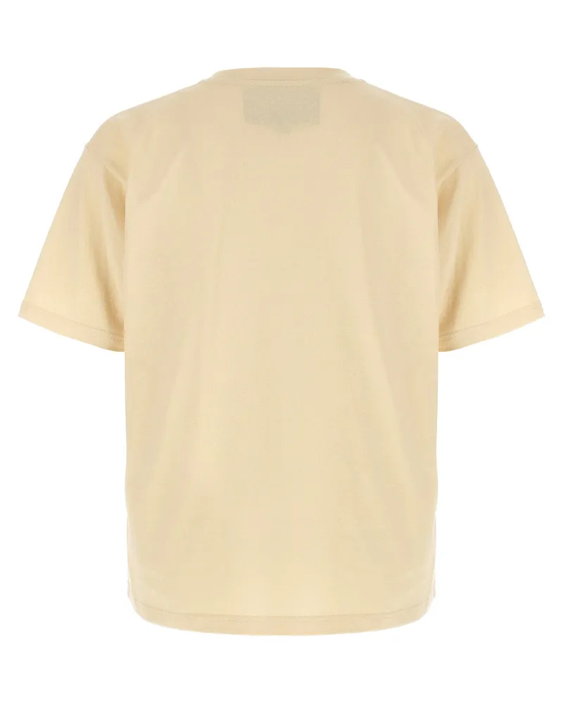 Valentino Garavani Logo-Print Cotton T-shirt — Cream Cream